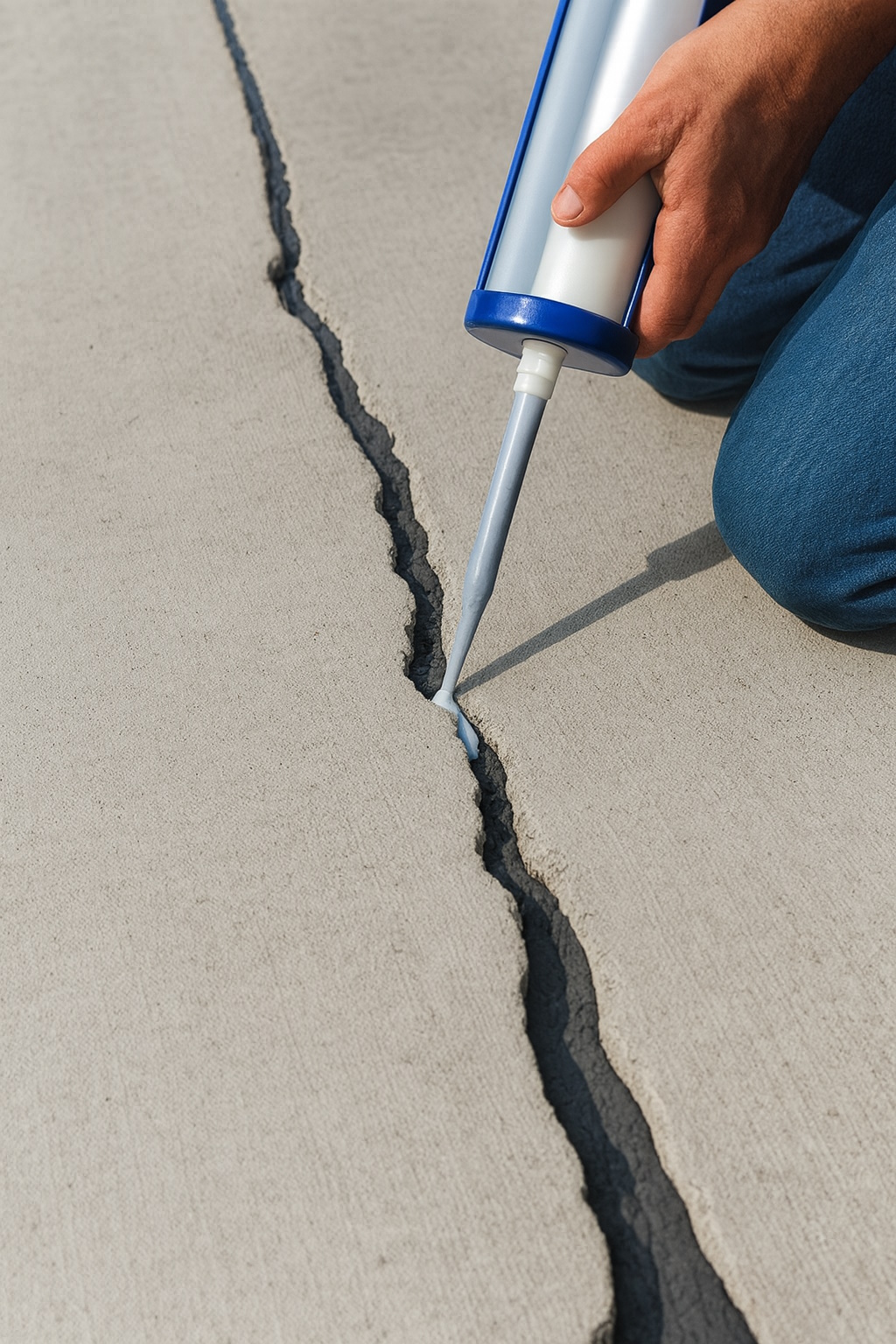 Sanierung von Rissen im Beton mit Injektion oder Fugenfüllung