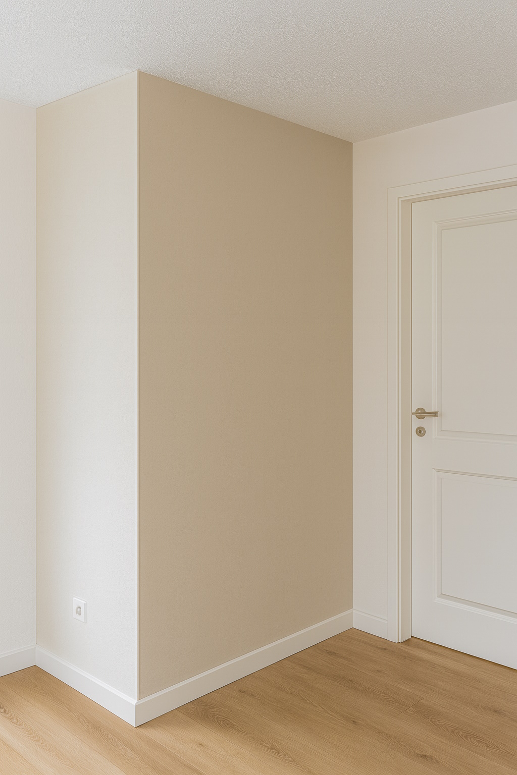 Leichtbau-Trockenbauwand in einer Wohnung