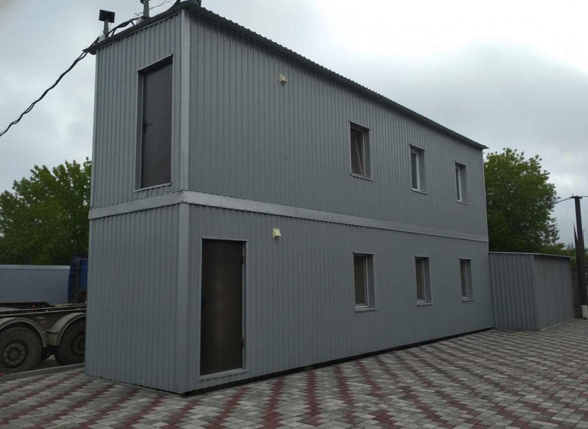 Büro- und Aufenthaltsmodul für Logistikstandort